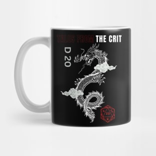 Tales from the Crit - D20 Dragon and Dice Mug